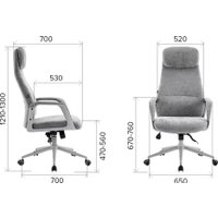 Офисное кресло Everprof Otto Grey (ткань, серый)