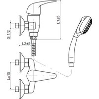 Смеситель Slovarm EA.3520-150