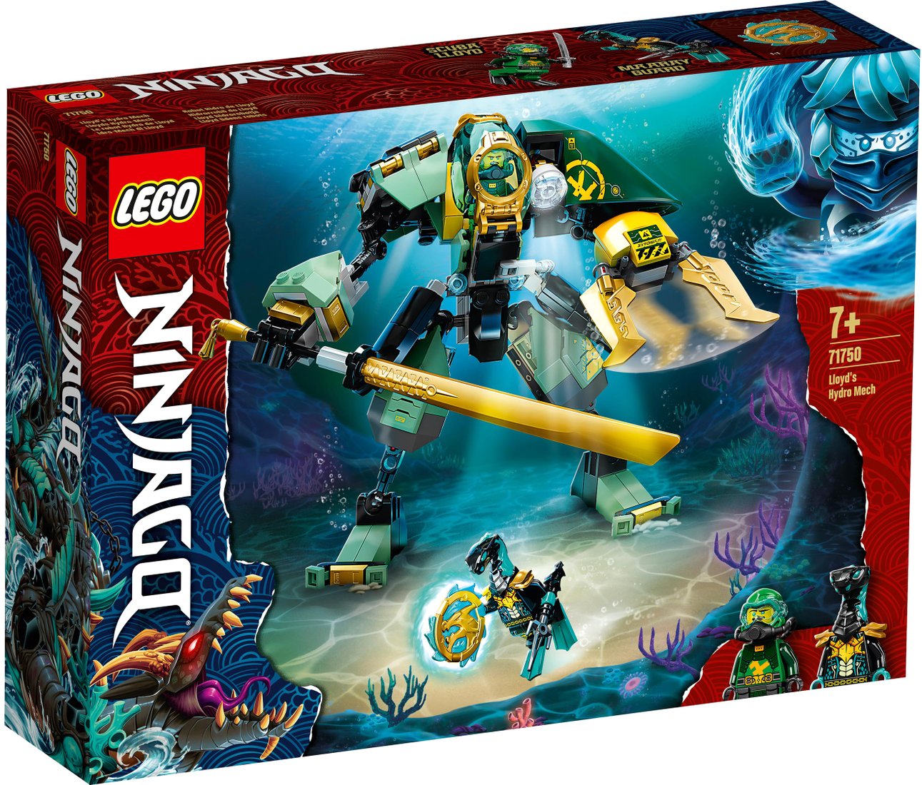 

Конструктор LEGO Ninjago 71750 Водный робот Ллойда