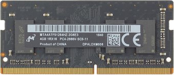 Micron 4GB DDR4 SODIMM PC4-21300 MTA4ATF51264HZ-2G6E3