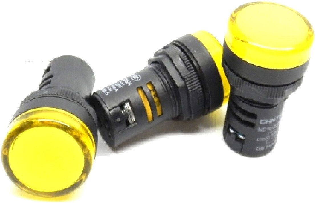 

Лампа сигнальная Chint ND16-22DS/4 AC 230В (R) 593150 (желтый)