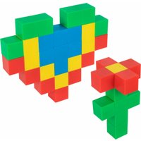 Магнитный конструктор BRAUBERG Kids Magnetic Cubes 665723