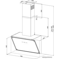 Кухонная вытяжка Korting KHC 69059 RGB