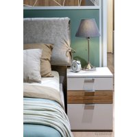 Кровать Шатура SOHO белая/Duo 160x200 AS6-03.DX