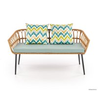 Софа Halmar Gardena 2S (натуральный/разноцветный)