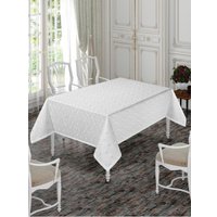 Скатерть DO&CO Karanfil 160x220 12222 (белый)