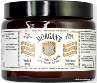 Помада Morgan’s Pomade ваниль и мед Экстра Сильная фиксация 500 г