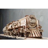3Д-пазл Ugears Локомотив c тендером V-Экспресс