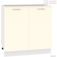 Шкаф напольный Кортекс-мебель Корнелия Лира НШ80р (крем/королевский опал)