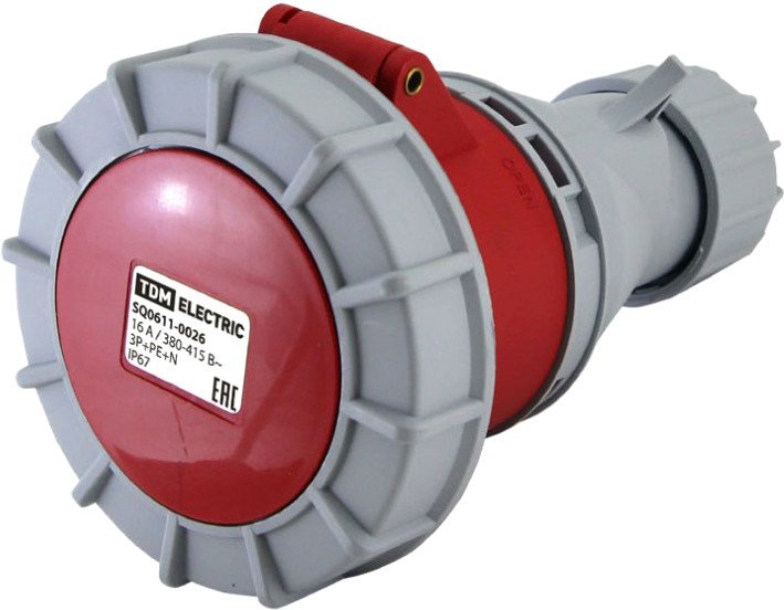 Розетка промышленная TDM Electric SQ0611-0026