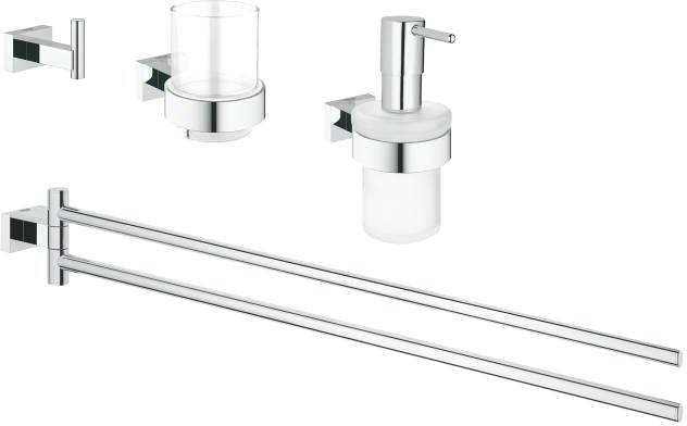 

Набор аксессуаров для ванной Grohe Essentials Cube 4 в 1 40847001