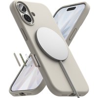 Чехол для телефона Ringke Silicone Magnetic для iPhone 17 (Stone)