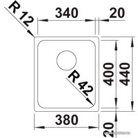 Кухонная мойка Blanco Solis 340-IF 526116 (полированная)