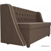 Диван Лига диванов Лофт 104559 (рогожка, коричневый)