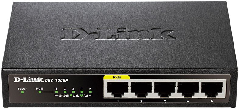 

Неуправляемый коммутатор D-Link DES-1005P/A1A
