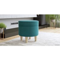 Пуфик Нижегородмебель Лора ТП 329 (ультра минт бирюзовый)