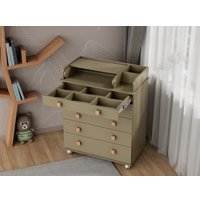Детский комод Incanto Мишка с органайзером 800/5 PK-0060/06 (кашемир)