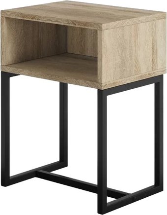 MONOFIX С металлическими опорами (дуб сонома/черный)