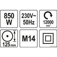 Угловая шлифмашина Yato YT-82097