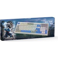 Клавиатура Ritmix RKB-598BL (серый/белый)