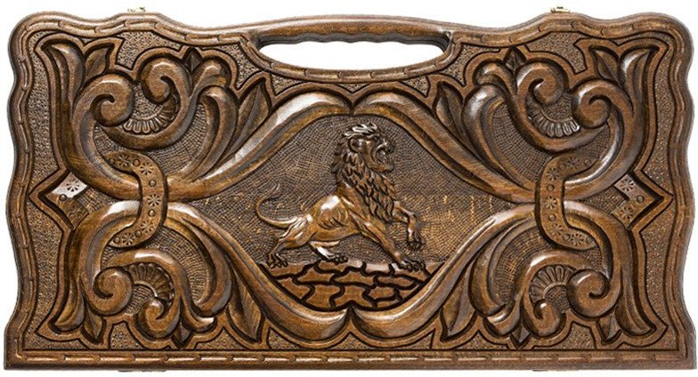 

Шашки/нарды Haleyan Лев с ручкой kh015