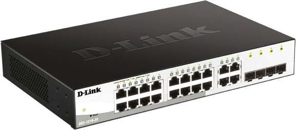 

Настраиваемый коммутатор D-Link DGS-1210-20/F2A