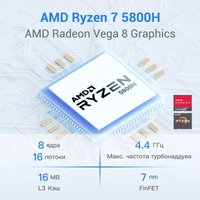 Компактный компьютер GEEKOM Mini A5 (Ryzen 7 5825U, 32GB/512GB)