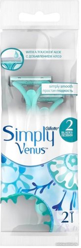 Бритвенный станок Gillette Simply Venus 2 (2 шт) 3014260248642