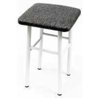 Табурет ВВР Классик (серый/белый, рогожка)