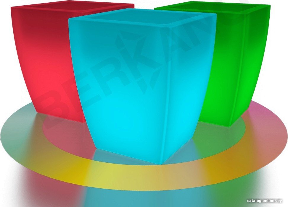 Кашпо Berkano Светящееся Tenero 60 DB (белый, RGB подсветка)