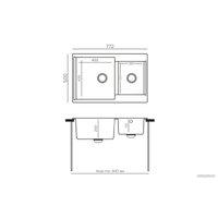 Кухонная мойка Polygran Brig 772 (опал)