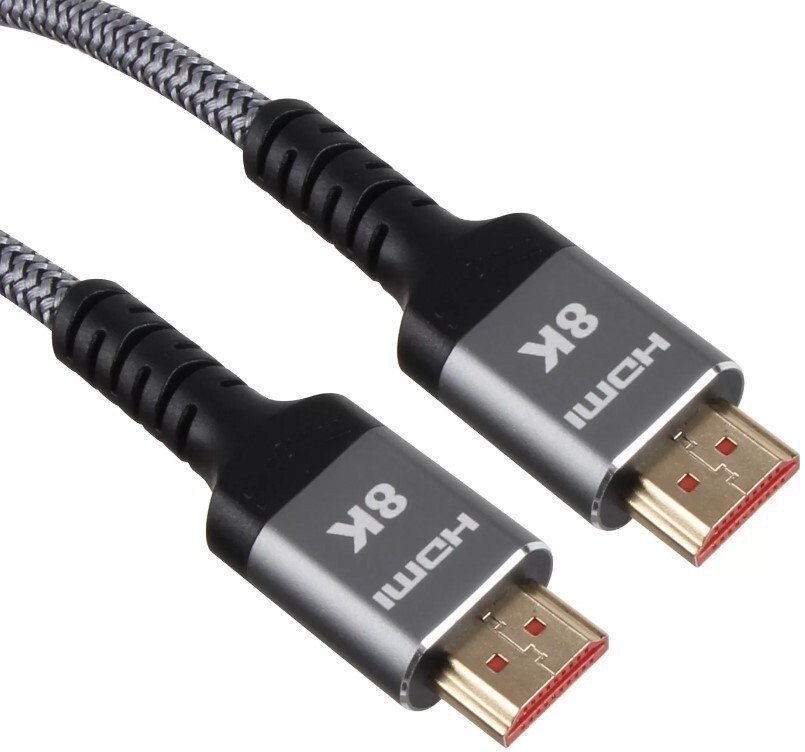 

Кабель AOPEN ACG859A-1 HDMI - HDMI (1 м, серый)