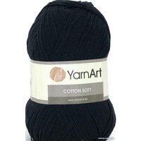 Пряжа для вязания Yarnart Cotton Soft 53 100 г 600 м (черный)