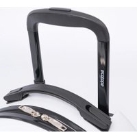 Чемодан-спиннер Ecotope Фламинго 324-Z-2-16-WHT (белый)