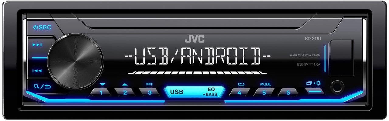 

USB-магнитола JVC KD-X151