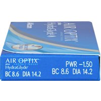 Контактные линзы Air Optix Plus HydraGlyde Sph+0.50 R8.6 D14.2 (3шт)