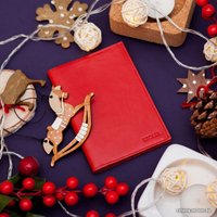 Обложка для паспорта EZcase C14.1 (красный)