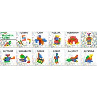 Магнитный конструктор BRAUBERG Kids Magnetic Cubes 665723