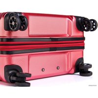 Чемодан-спиннер Verage Crust 17106-2+ 70 см (красный кардинал)