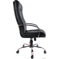 Офисное кресло Деловая обстановка Атлант Хром СХН кожа (черный)