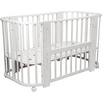 Кроватка-трансформер Indigo Baby Line 5 в 1 с поперечным маятником (звездочки)