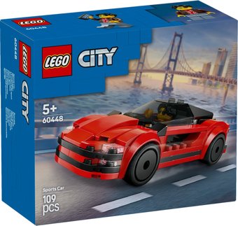 Конструктор LEGO City 60448 Красный спортивный автомобиль