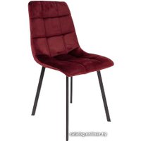 Стул AksHome Vermont (темно-бордовый велюр G062-57/черный)