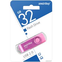 USB Flash SmartBuy Twist 32GB (розовый)
