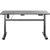Стол для работы стоя ErgoSmart Electric Full Desk L (черный)