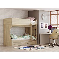 Двухъярусная кровать Олмеко Д 2 (дуб сонома)