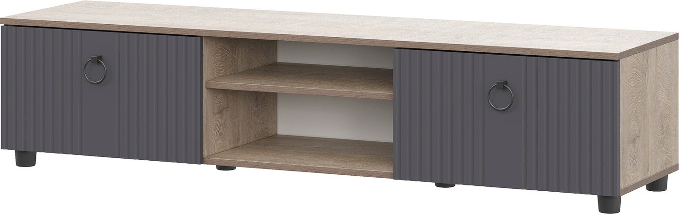 

Тумба Mio Tesoro Вудхилл для телевидеоаппаратуры (эндгрейн/графит)