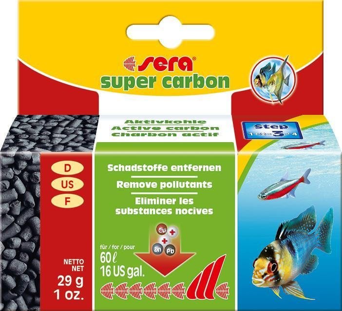 

Наполнитель фильтра Sera Super Carbon 0.029 кг