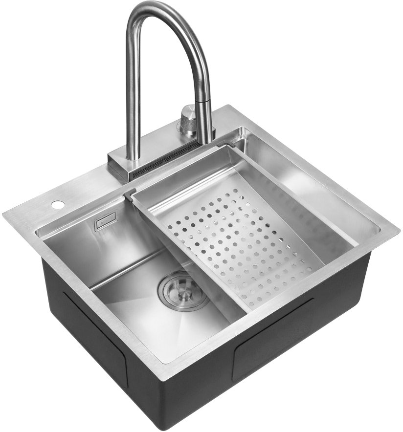 

Кухонная мойка Milacio Denia 57 Steel MC.77400 (сталь нержавеющая)