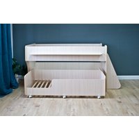 Двухъярусная кровать Красная звезда Р444 Капризун 7 160/180x80 (дуб млечный)